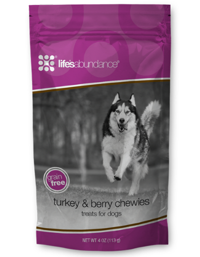 Turkey & Berry Chewies Treats for Dogs